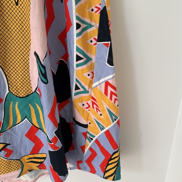 Anthropologie Multicolor Strapless Dress - Picture 6 of 12